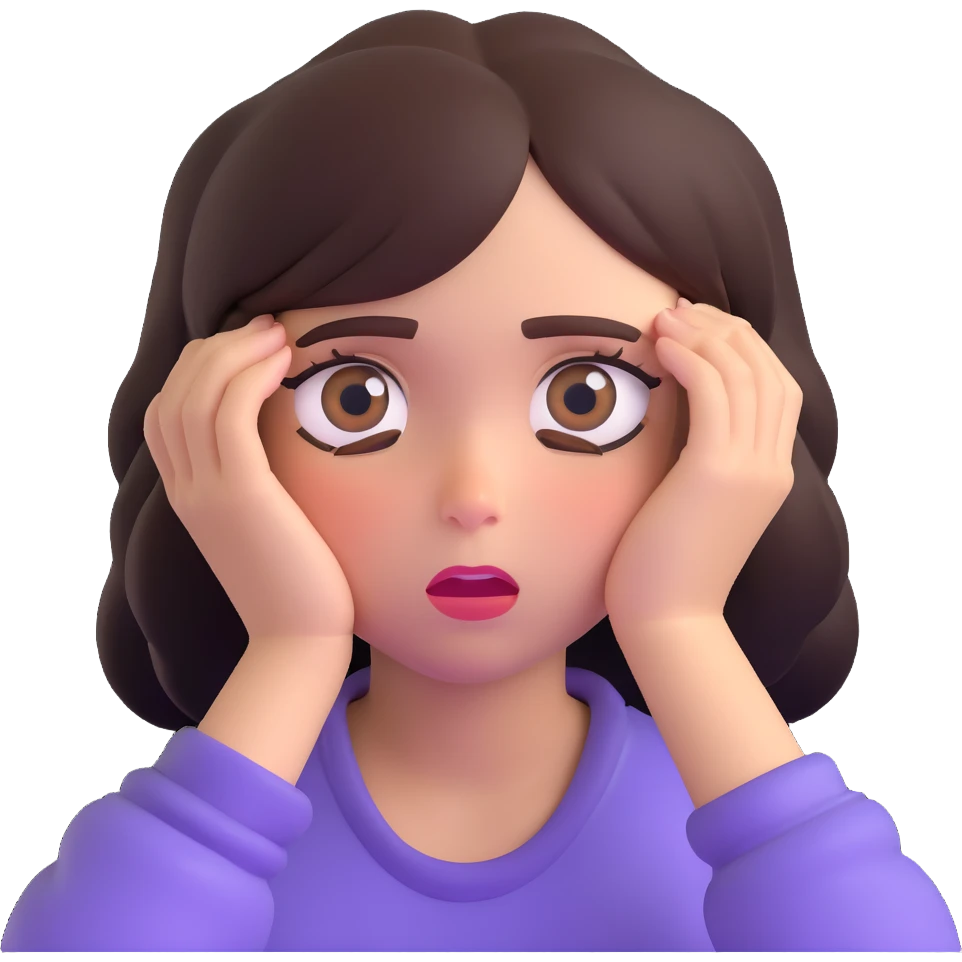 girl rolling eyes emoji