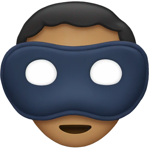 sleep mask emoji