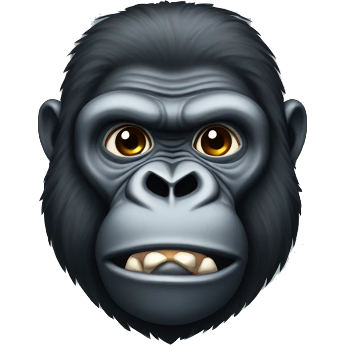 Gorilla with bow on head  emoji
