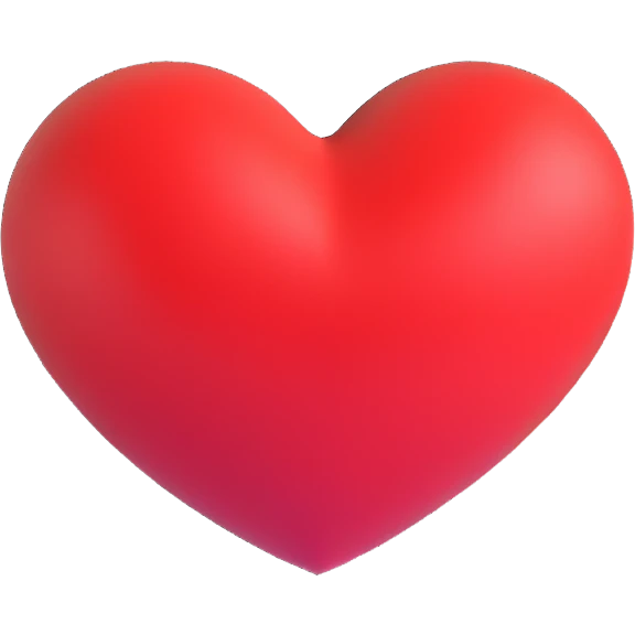 red heart emoji
