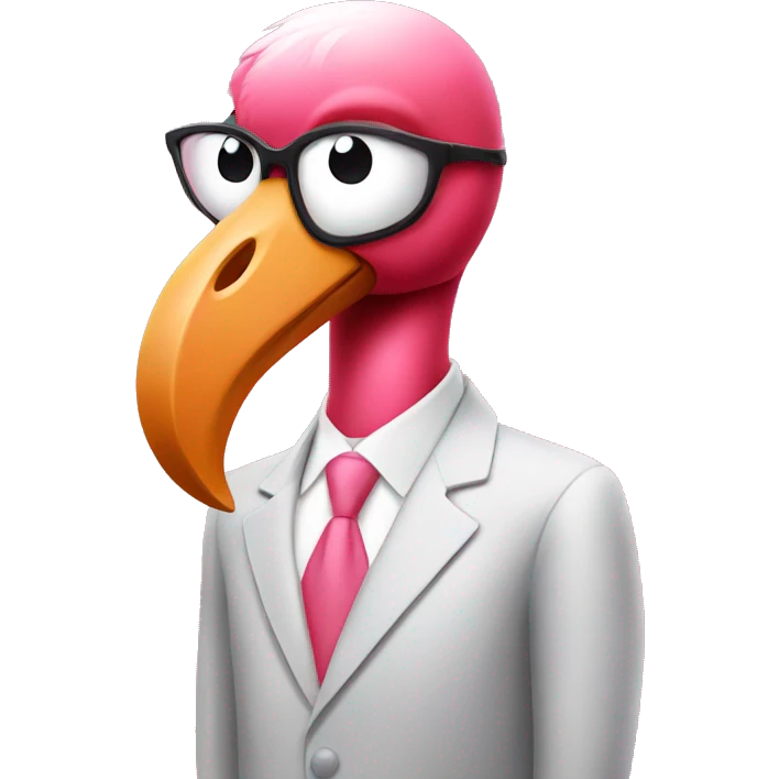 flamingo president emoji