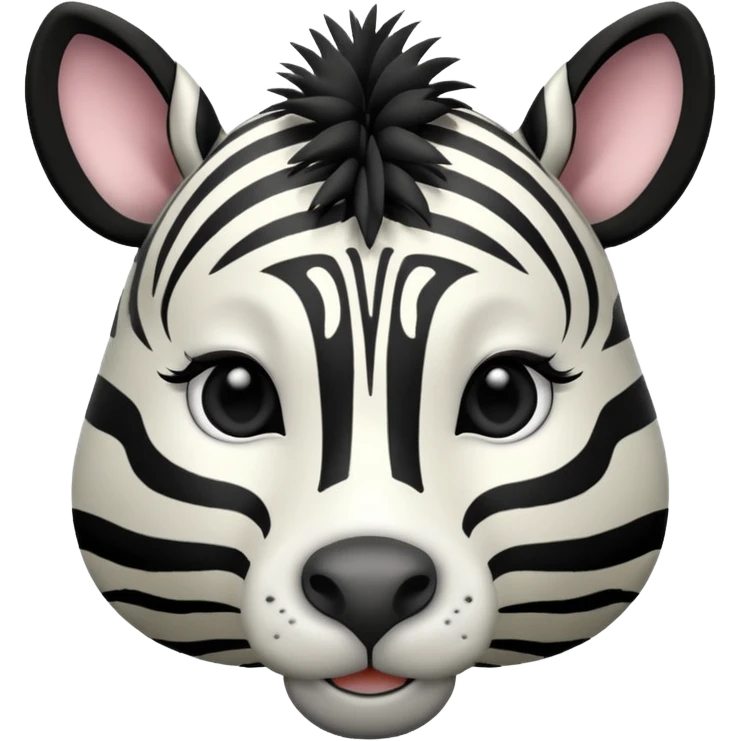 zebra face emoji