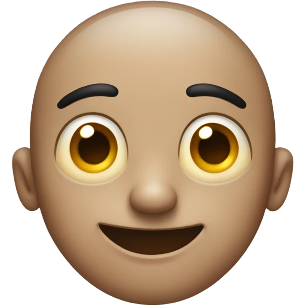 Happy person with one eye twitching emoji