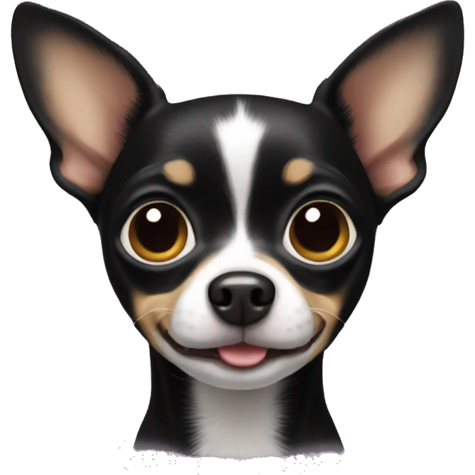 black chihuahua emoji