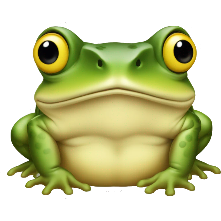 Crapaud sonneur à ventre jaune  emoji