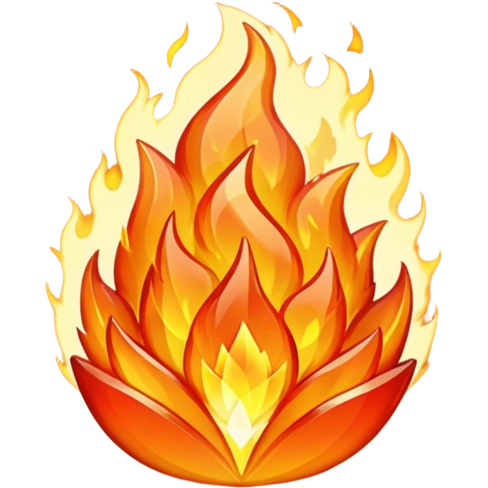 orange crystal fire emoji emoji