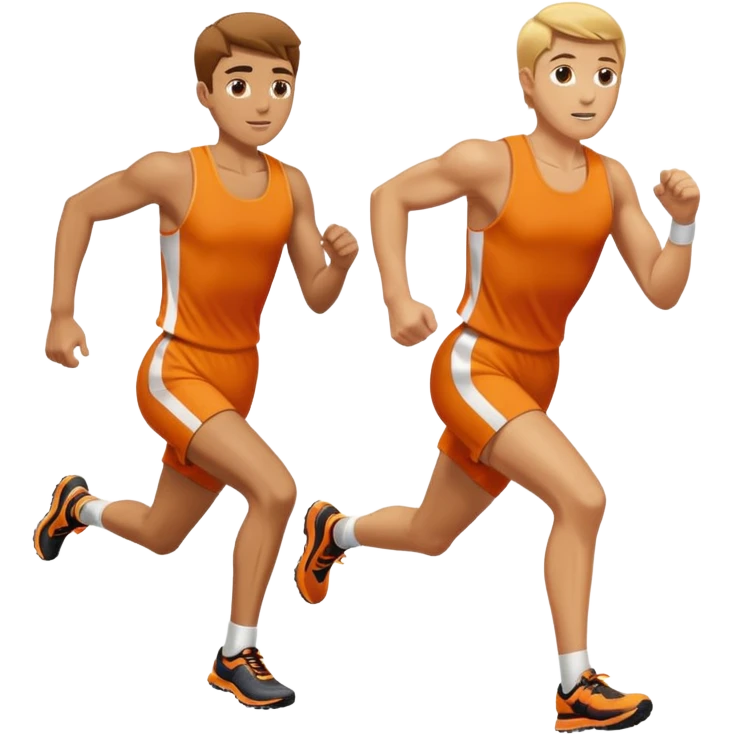 running race finish emoji