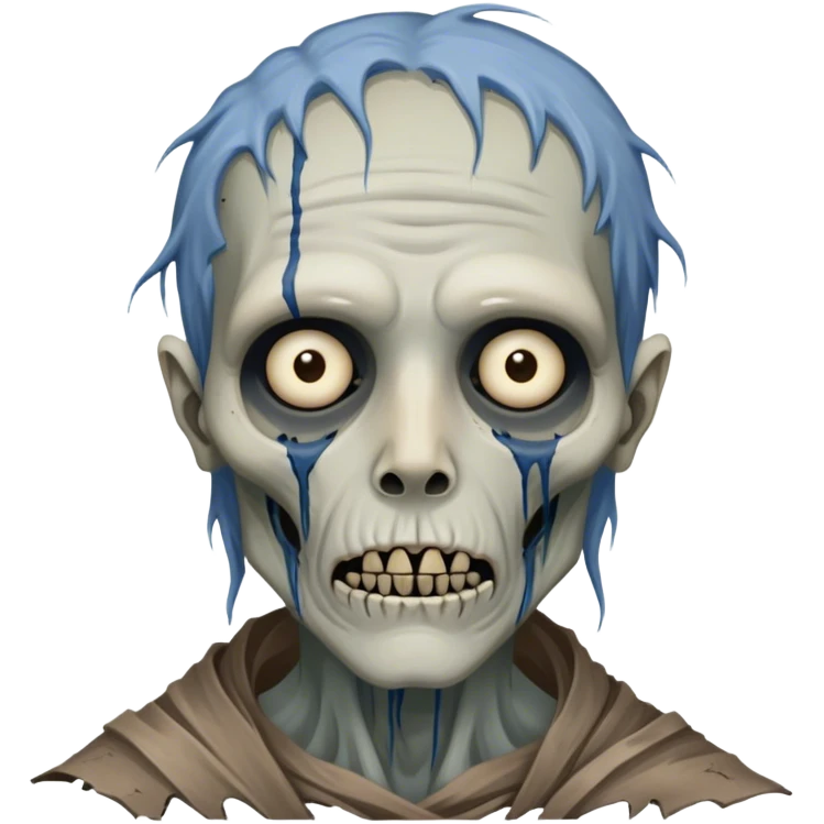 Cinematic Realistic WoW undead civilian Portrait, depicted with decayed yet noble features, his weathered, pallid skin etched with ghostly blue veins and ancient scars. Clad in modest, tattered attire in muted browns and greys that remain consistently rugged, his hollow eyes burn with determined defiance. Rendered with lifelike texture and dramatic natural lighting, high shine, noble and resilient, capturing the stoic spirit of an undead veteran of Azeroth. emoji