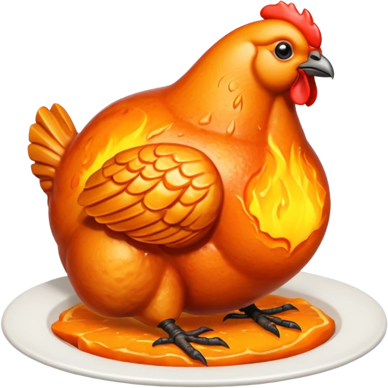 Steve’s lava chicken emoji
