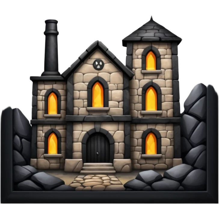 The dark distillery building emoji