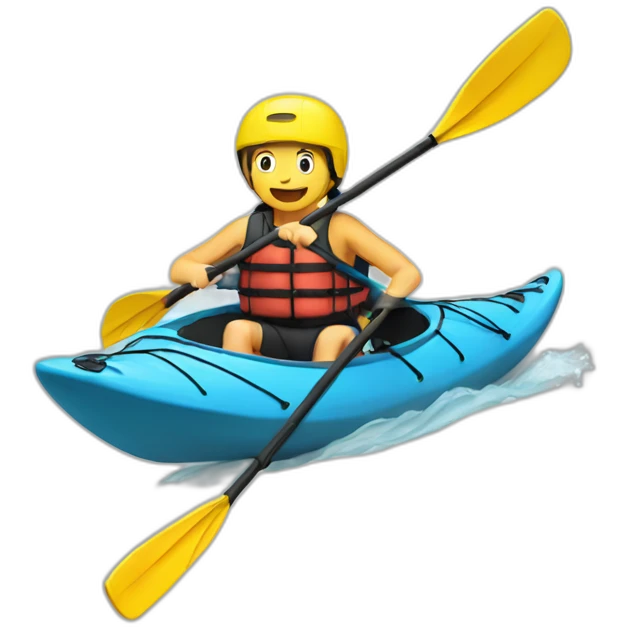 Kayaking emoji