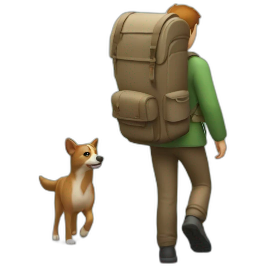 leaving behind technology and going to the woods emoji