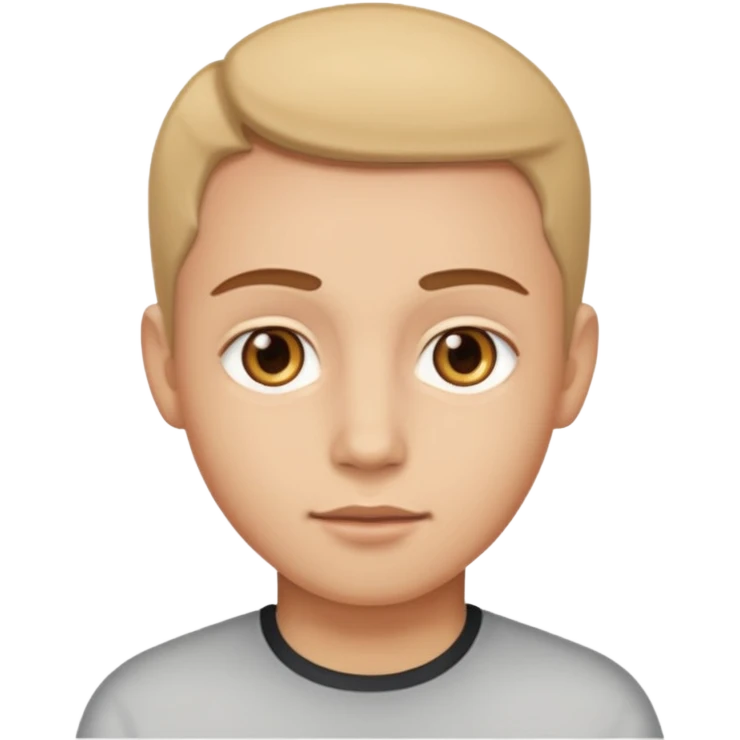 Cambia el color de ojos a un café claro emoji