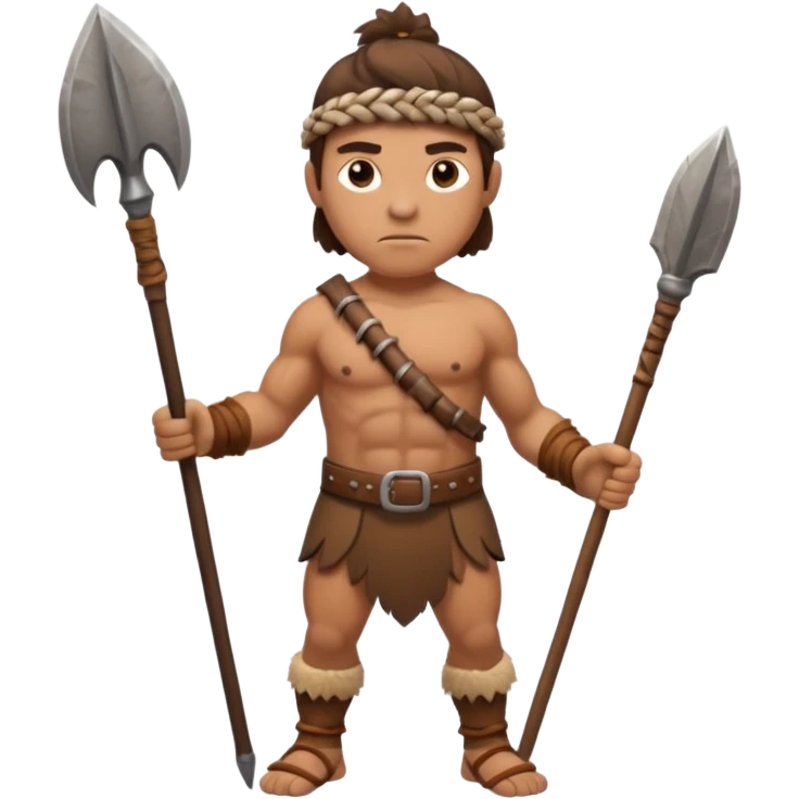 stone age hunter emoji