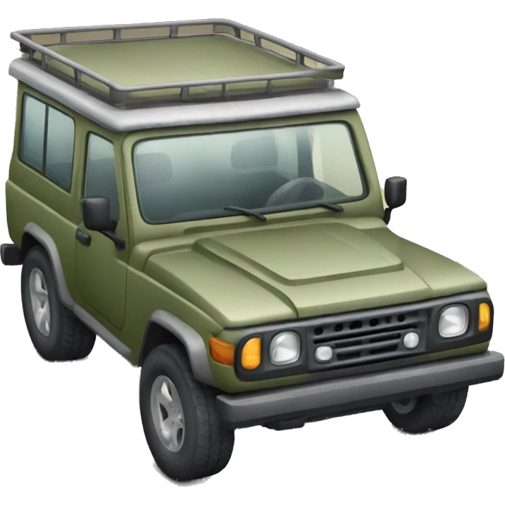A Four Wheel drive car  emoji