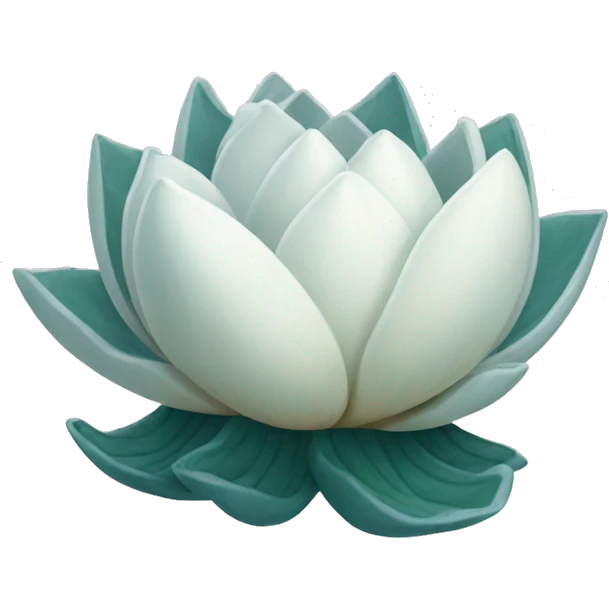 Snow ice lotus  emoji