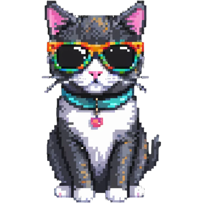cat wearing sunglasses emoji