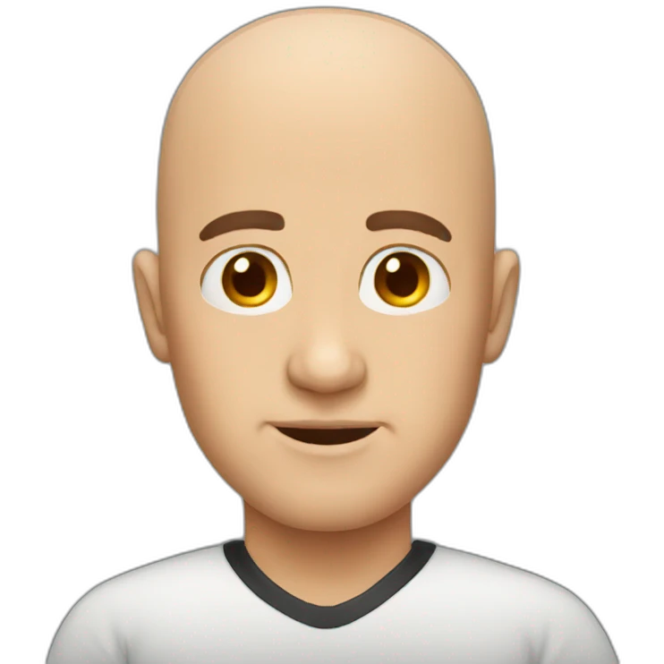Bald man  emoji