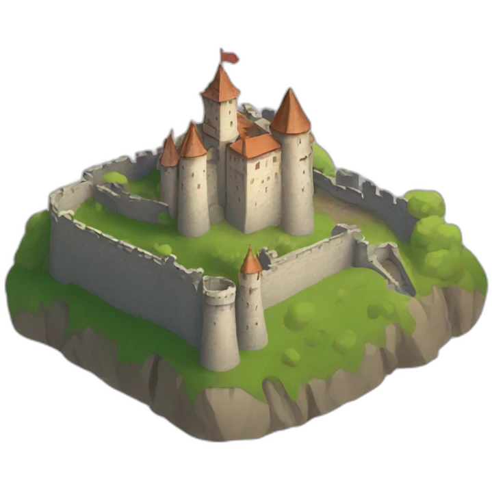 castle from Kadaň emoji