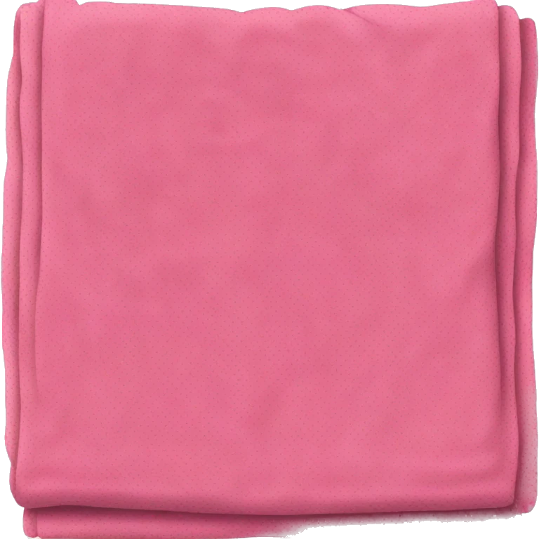 a pink blanket that is folded  emoji