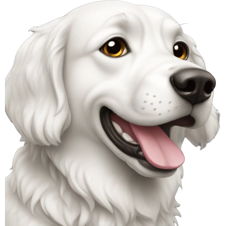 Pudul Perro blanco emoji