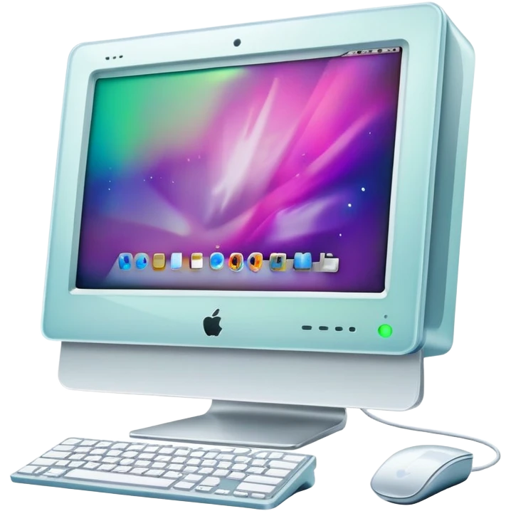 Apple iMac Y2K computer emoji