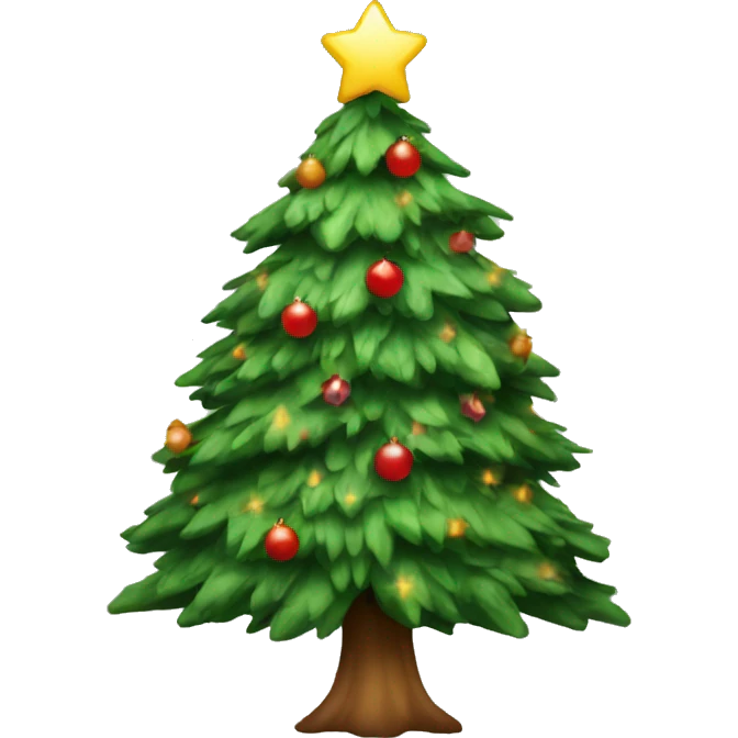 Christmas tree emoji