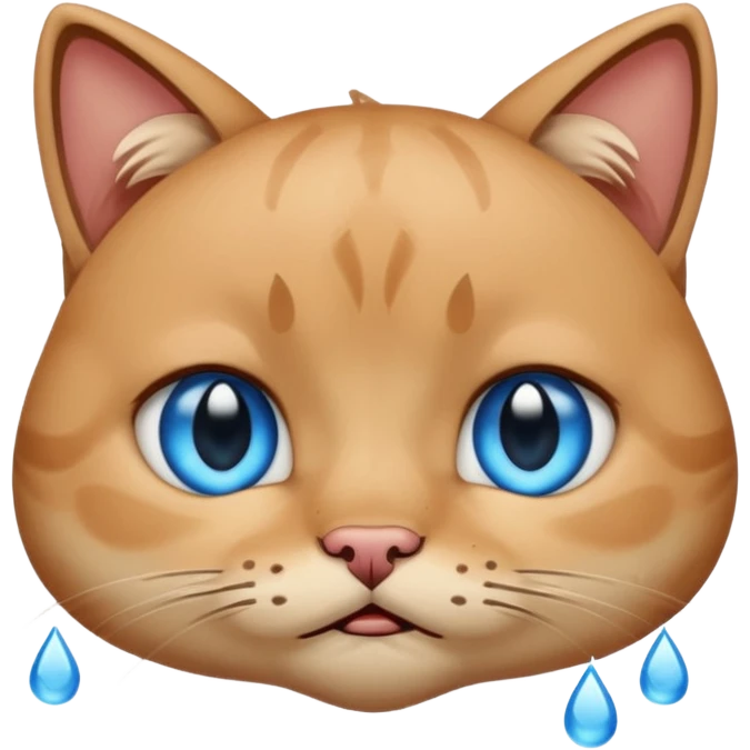 Cry cat meme emoji