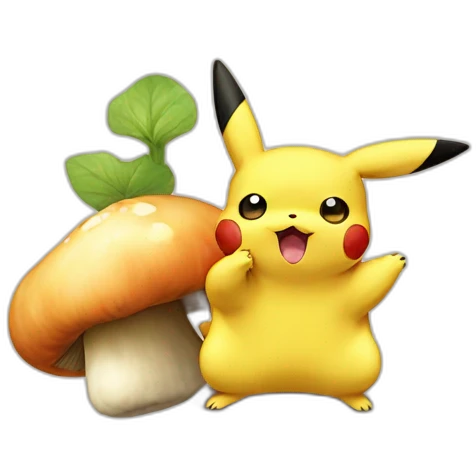 pikachu-eating-mushroom-lofl emoji