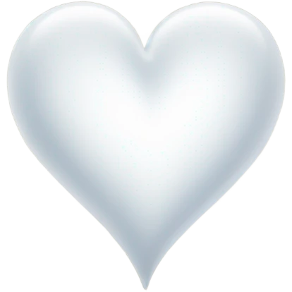 White healing heart emoji