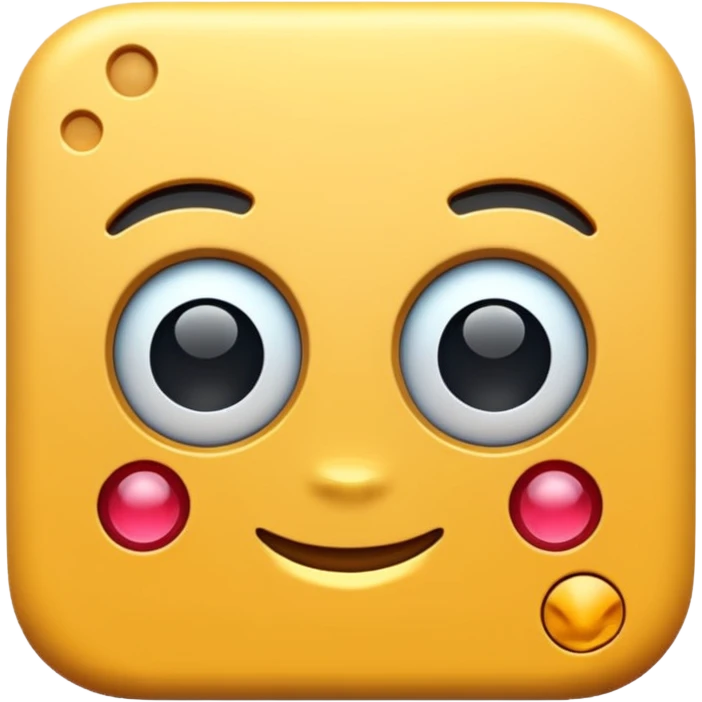 AI video 3d with texture emoji