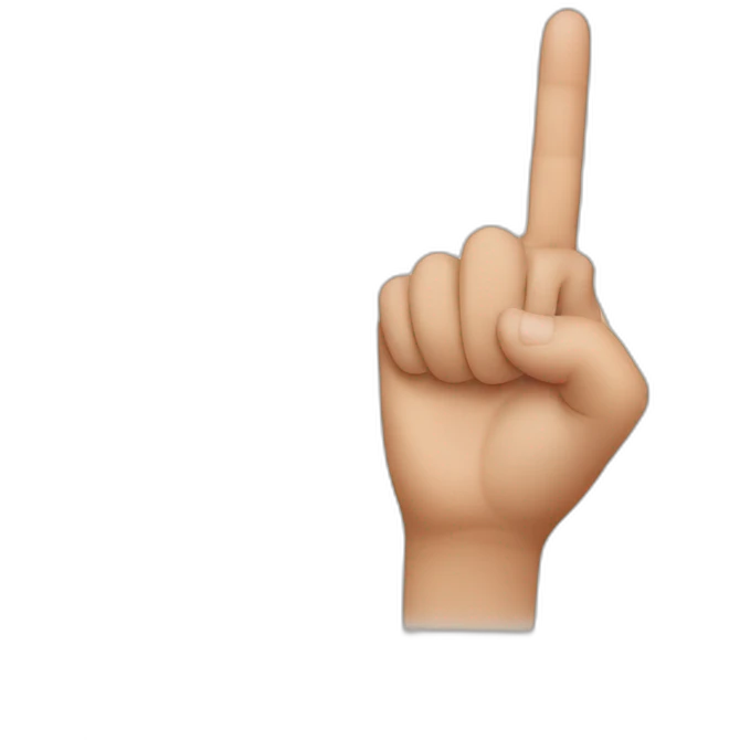 Finger sign love vs friends emoji