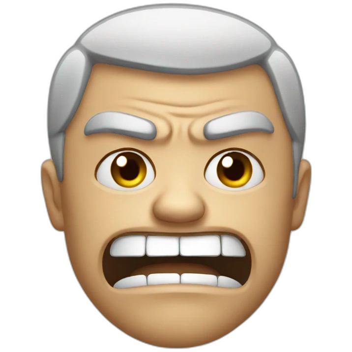 Angry face  emoji