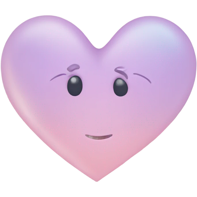 Pastel heart emoji