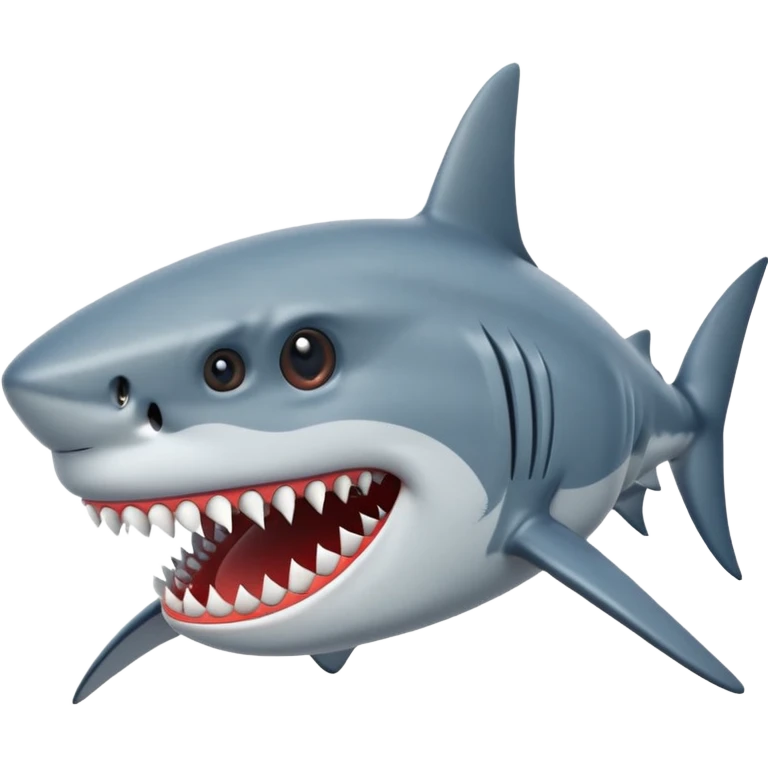 Shark with a blunt in its mouth emoji