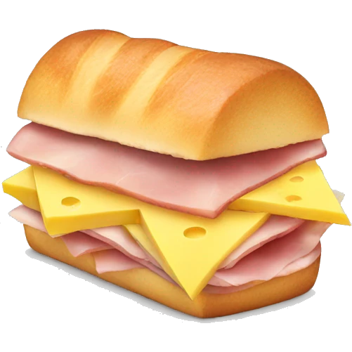 ham, cheese, pineapple sandwich emoji