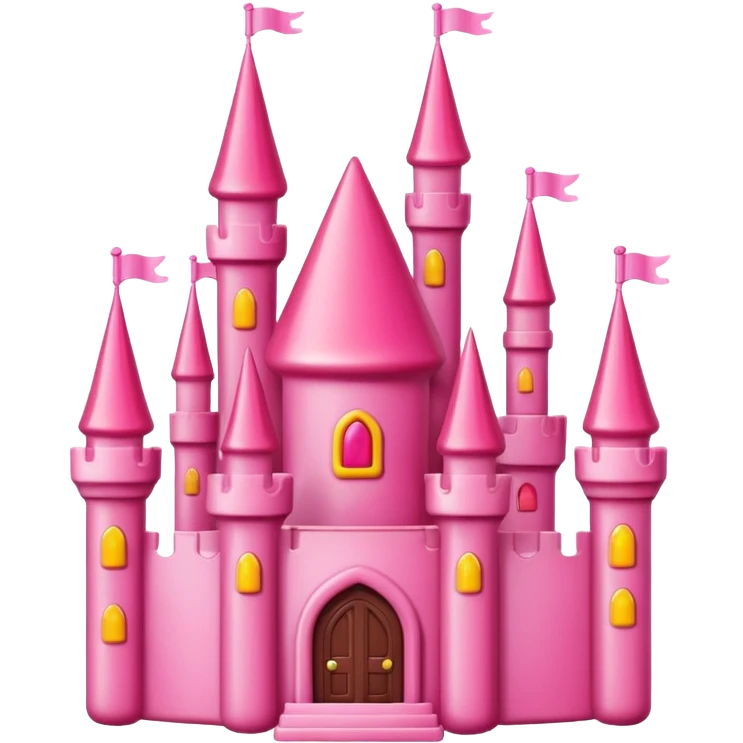 pink candy castle emoji
