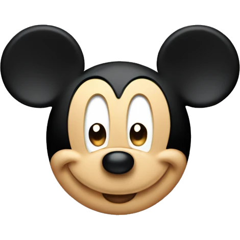 Mickey Mouse emoji