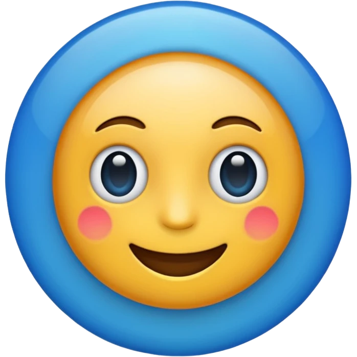 Asme el emoji de verificado en color azul emoji