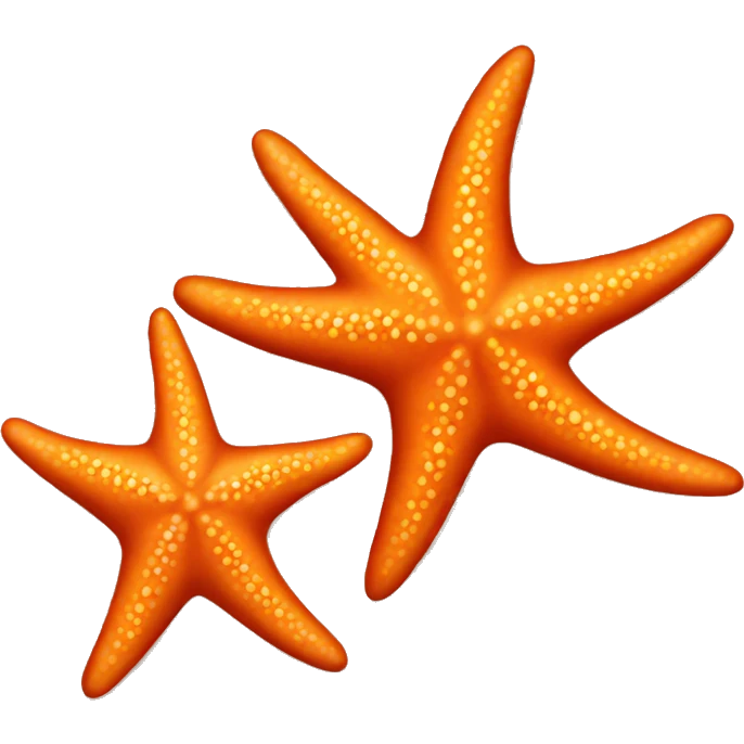 starfish orange color emoji