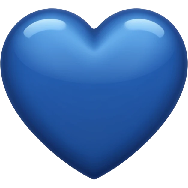 Dark blue heart  emoji