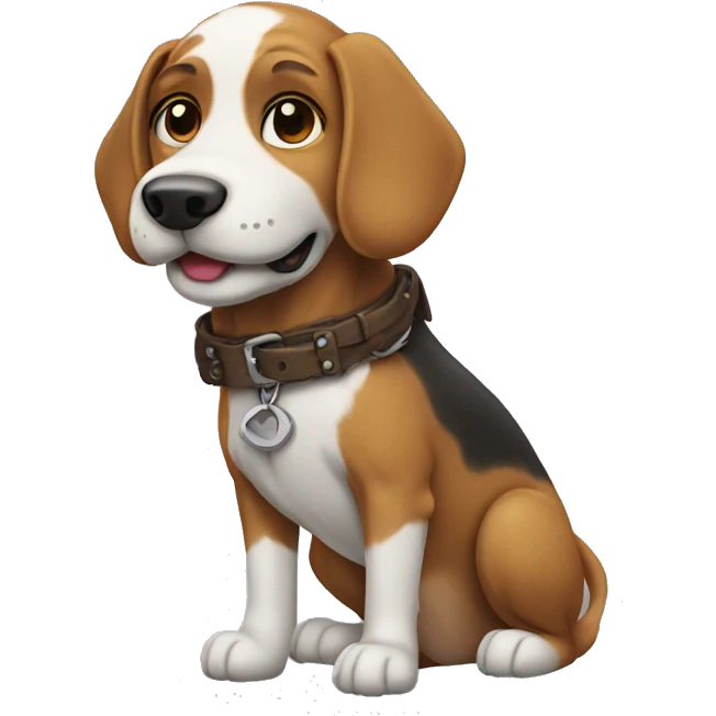 Dog wearing boots emoji