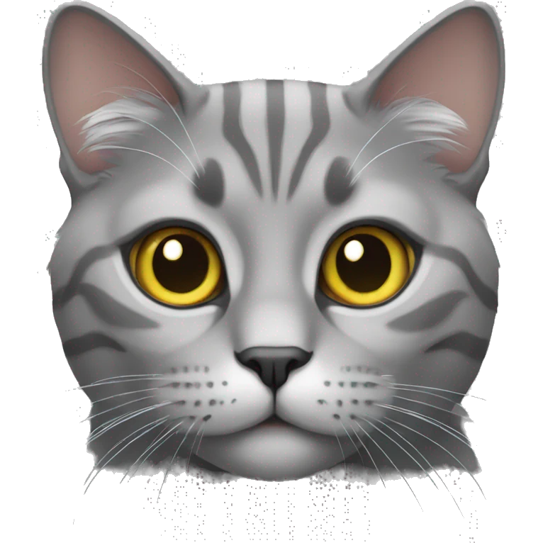 Cat grey emoji