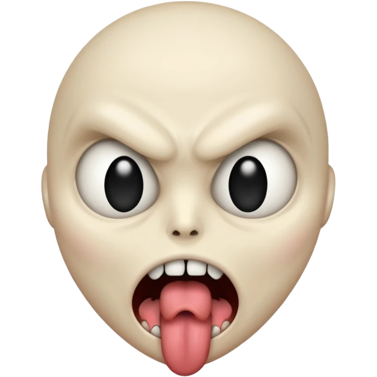 scp 096 with his tongue out emoji