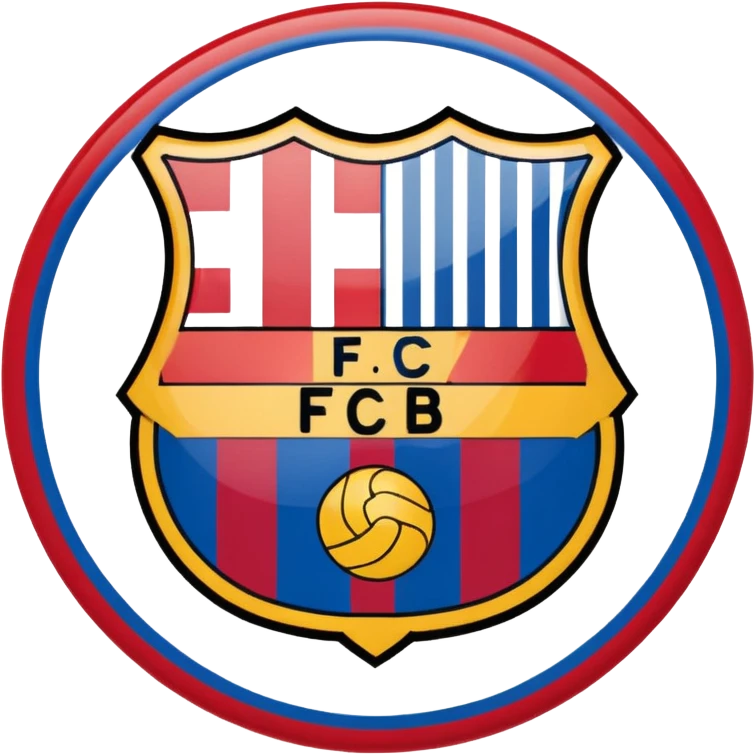 Barcelona football club logo  emoji