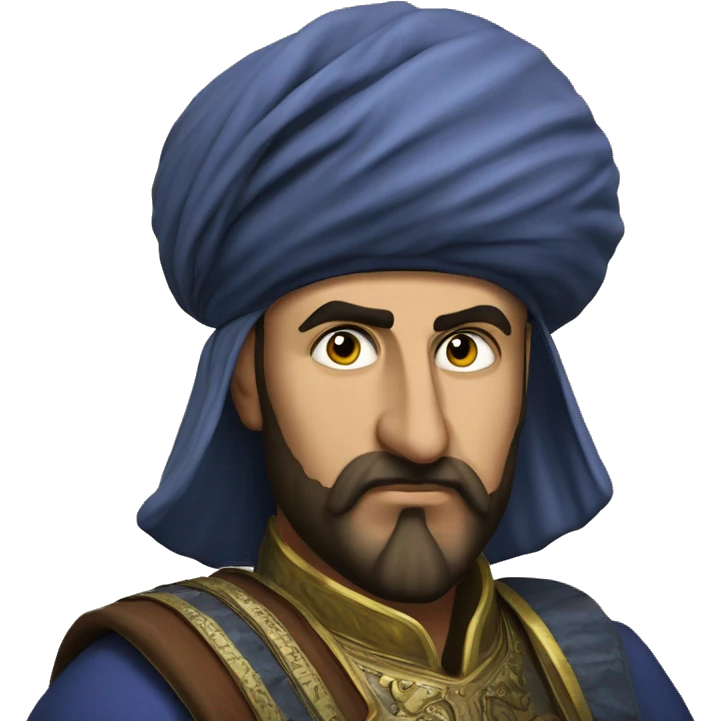  ottoman janissary photorealistic serious emoji