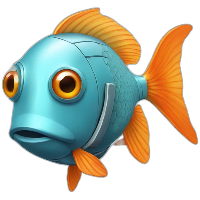 robot goldfish emoji