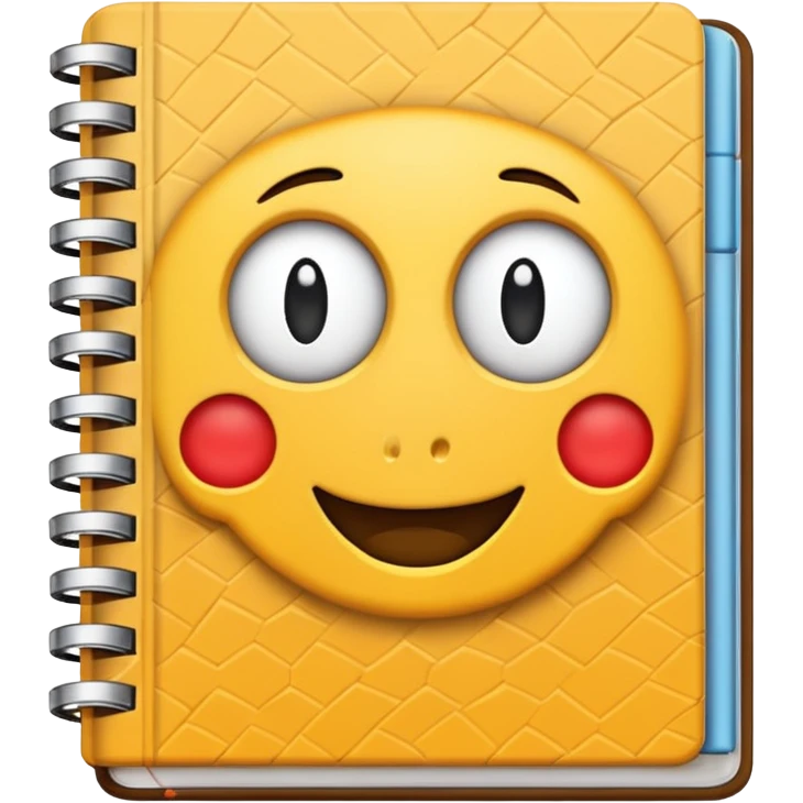 patterned notebook emoji