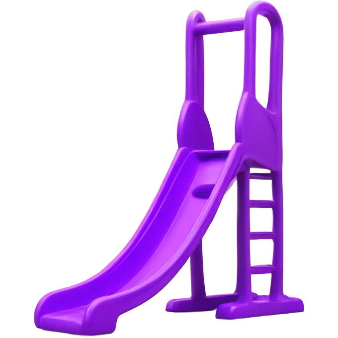 Plastic children's slide purple emoji