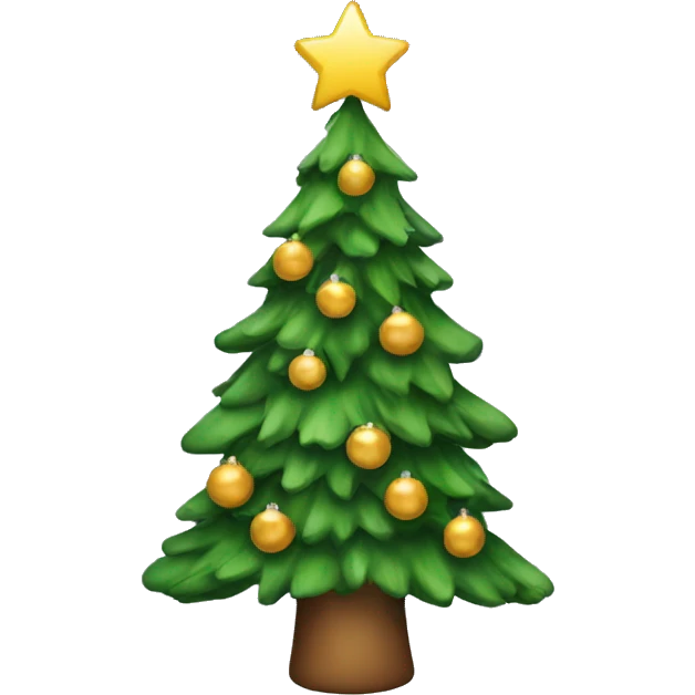 Christmas tree emoji